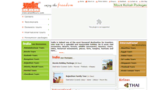 Desktop Screenshot of ananttours.com